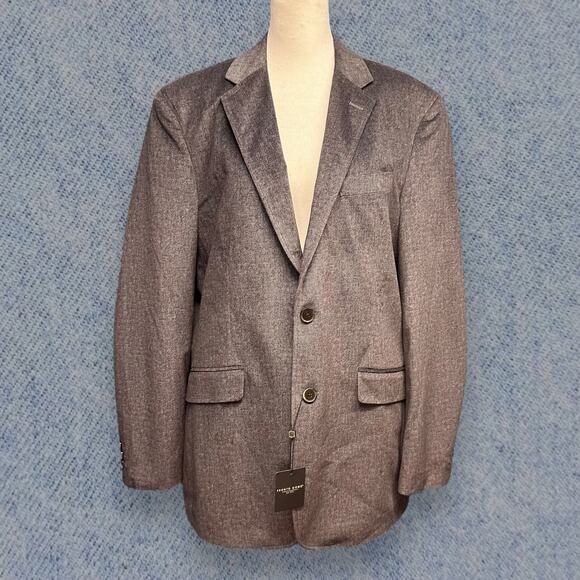 Pronto Uomo Men’s Charcoal Gray Two-Button Blazer – Size S